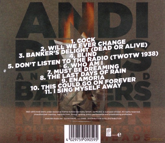 Andi Deris And The Bad Bankers: Million Dollar Haircuts On Ten Cent Heads [CD]