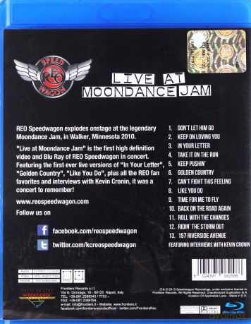 Reo Speedwagon: Live At Moondance Jam [Blu-Ray]