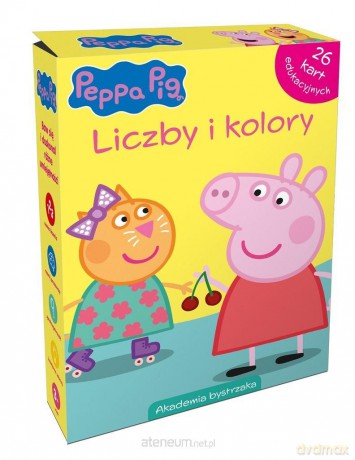Świnka Peppa. Liczby i kolory. edukacyjne - Monika Kiersnowska [KSIĄŻKA]