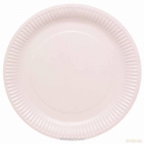 Talerze owalne papierowe 23 cm 8szt