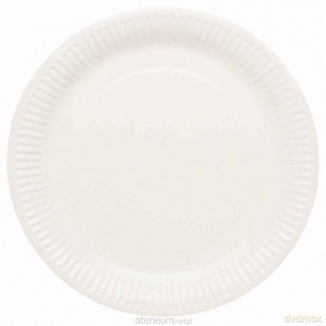 Talerze owalne papierowe 23 cm 8szt