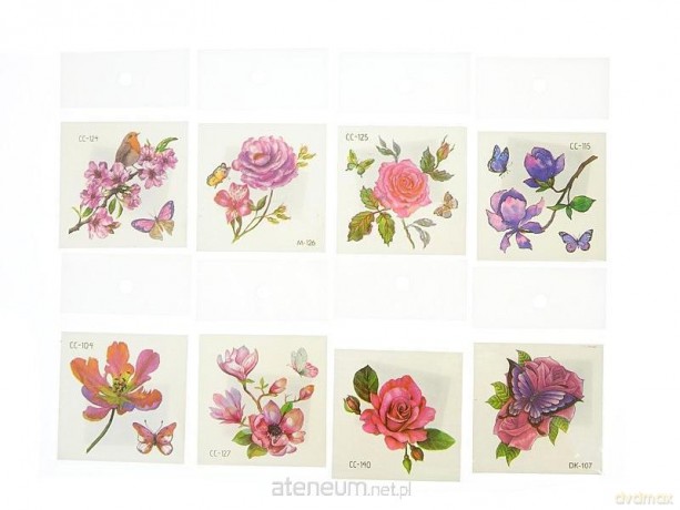 Tatuaże 6x6 cm MIX