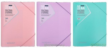 Teczka z gumką PP pastel mixPAP