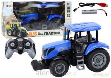 Traktor RC 2,4G niebieski
