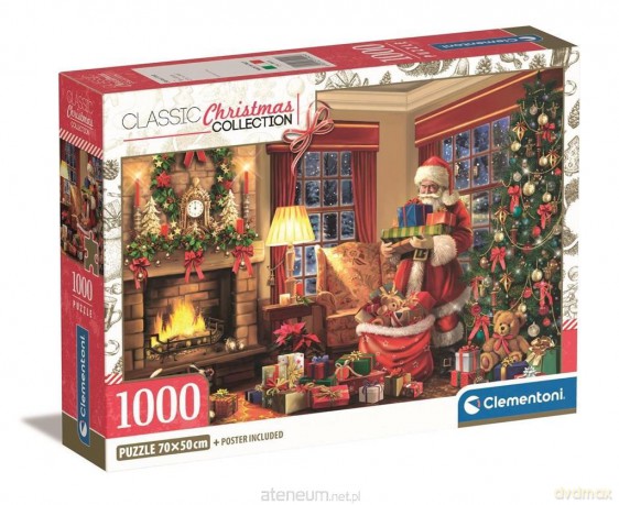 CLEMENTONI 1000 el. Compact Christmas Collection [PUZZLE]