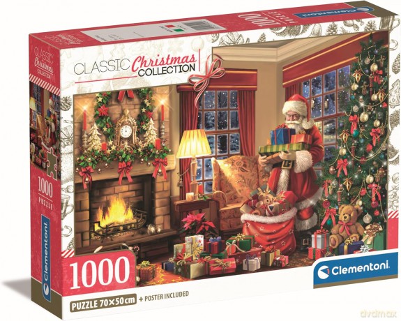 CLEMENTONI 1000 el. Compact Christmas Collection [PUZZLE]