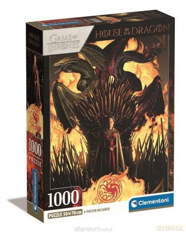 CLEMENTONI 1000 el. Compact House Of The Dragon [PUZZLE]