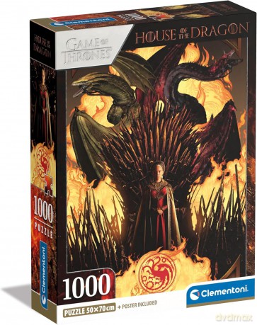 CLEMENTONI 1000 el. Compact House Of The Dragon [PUZZLE]