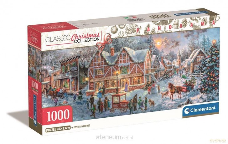 CLEMENTONI 1000 el. Panorama Compact Christmas Collection [PUZZLE]