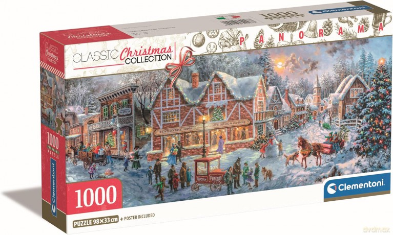 CLEMENTONI 1000 el. Panorama Compact Christmas Collection [PUZZLE]