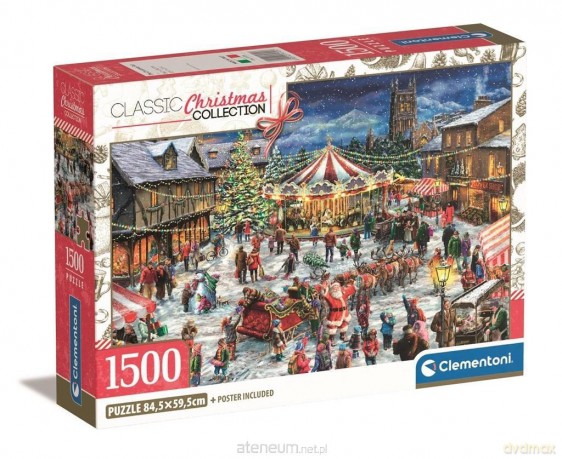 CLEMENTONI 1500 el. Compact Christmas Collection [PUZZLE]