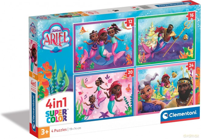 CLEMENTONI  4w1 Super Kolor Ariel [PUZZLE]