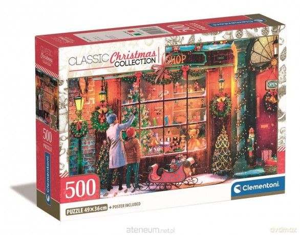 CLEMENTONI 500 el. Compact Christmas Collection [PUZZLE]