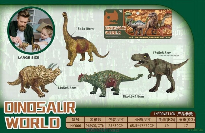 Zestaw dinozaurów [FIGURKA]