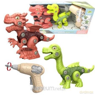 Zestaw dinozaurów do skręcania [FIGURKA]