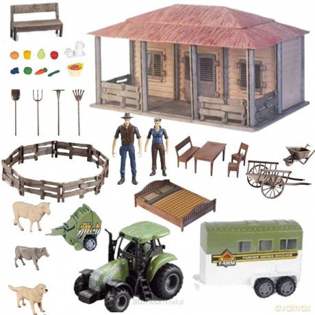 Zestaw farma domek rolnika DIY [FIGURKA]
