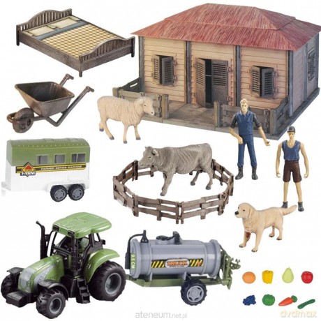 Zestaw farma domek rolnika DIY [FIGURKA]
