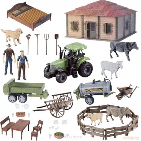 Zestaw farma domek rolnika DIY [FIGURKA]