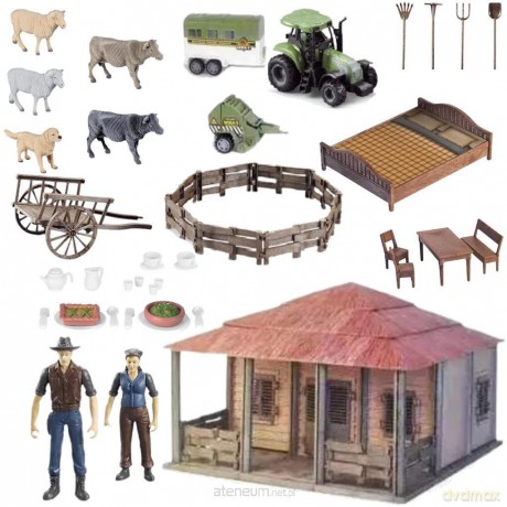 Zestaw farma z domem rolnika DIY [FIGURKA]