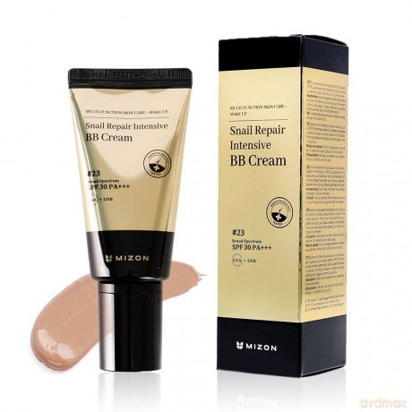 (MIZON) SNAIL REPAIR INTENSIVE BB CREAM (#23) Koreanische Hautpflege - mit Schneckenschleimfiltrat, Hautpflege und Make-up-Abdeckung, stärkt die Hautelastizität, verbessert feine Falten