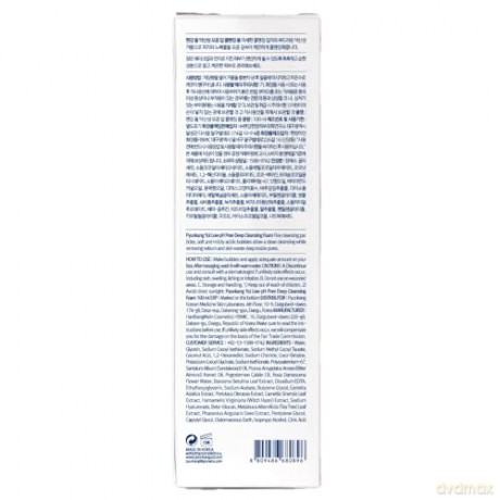 (PKY) Pyunkang Yul Low pH Pore Deep Cleansing Foam, Porenreiniger mit flauschigen Mikroblasen, AHA, Zaubernuss, Reizfrei, Koreanische Hautpflege 100ml