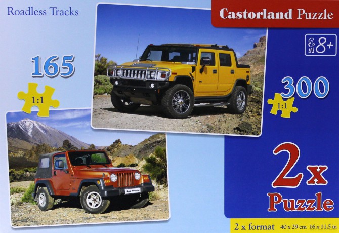 CASTOR 2w1 165+300 Samochody terenowe 021086 [PUZZLE]