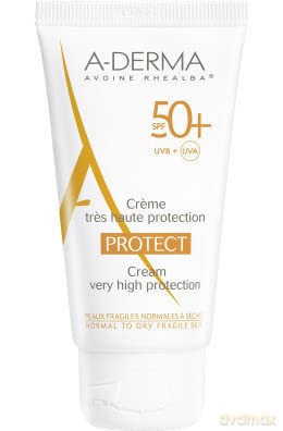 3 a-derma Protect Cream SFP50 + 3 x Fussel Creme Hoher Schutz für empfindliche Haut Sparangebot