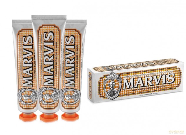 3 x MARVIS Orange Blossom Zahnpasta je 75ml mit Orangenblüten und Minzgeschmack