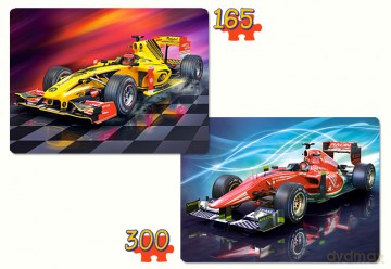CASTOR 2w1 70+120 Samochody wyścigowe 021123  [PUZZLE]
