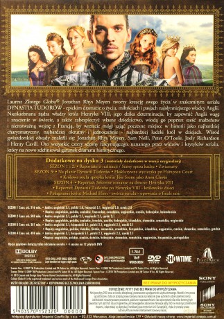 Dynastia Tudorów Komplet sezon 1-4 [BOX] [12DVD]