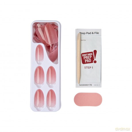 Adhesive nails ImPRESS Bare but Better MA - Serenity 30 pcs