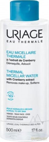 AGUA MICELAR TERMAL pieles normales a secas 500 ml
