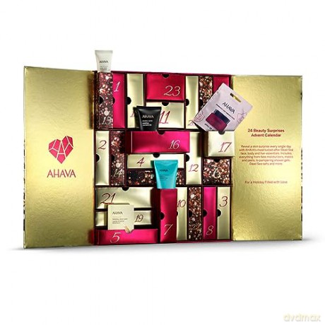 AHAVA Feiertags Sets | Das Abenteuer-Geschenkset - 24 Tage Beauty-Überraschungen Adventskalender für ein Fest der Liebe und des Strahlens