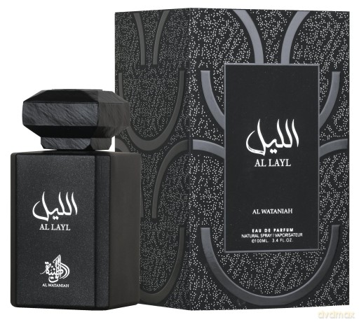 AL WATANIAH Al Layl - Luxusduft Unisex, Eau de Parfum 100ml: eine vitalisierende und raffinierte Duftnote für Männer und Frauen.