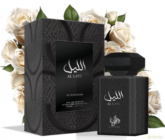 AL WATANIAH Al Layl - Luxusduft Unisex, Eau de Parfum 100ml: eine vitalisierende und raffinierte Duftnote für Männer und Frauen.