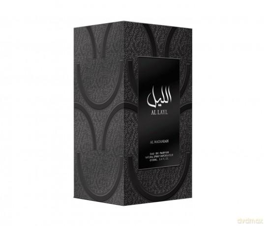 AL WATANIAH Al Layl - Luxusduft Unisex, Eau de Parfum 100ml: eine vitalisierende und raffinierte Duftnote für Männer und Frauen.