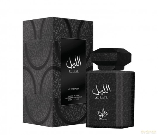 AL WATANIAH Al Layl - Luxusduft Unisex, Eau de Parfum 100ml: eine vitalisierende und raffinierte Duftnote für Männer und Frauen.