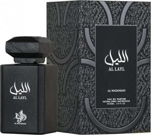 AL WATANIAH Al Layl - Luxusduft Unisex, Eau de Parfum 100ml: eine vitalisierende und raffinierte Duftnote für Männer und Frauen.
