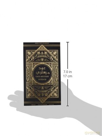 AL WATANIAH Oud Mystery Intense - Luxus-Unisexparfüm, Eau de Parfum 100ml, holzig und rätselhaft im Duft