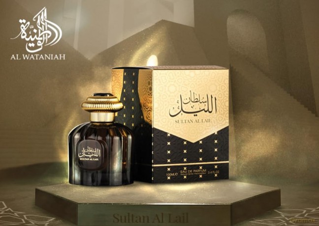AL WATANIAH Sultan Al Lail - Luxuriöses Unisex-Parfüm, Eau de Parfum 100ml, Nachtlicher und Raffinierter Duft