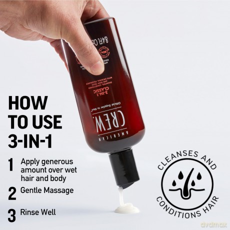 American Crew - 3in1 - 450ml