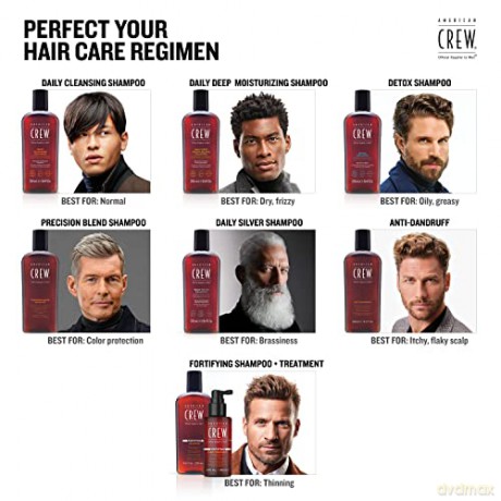 AMERICAN CREW Shampoo 1000 Ml Zitrus, Minze
