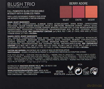 Anastasia Beverly Hills - Blush Trios - Berry Adore