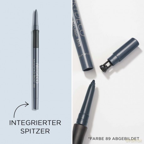 ARTDECO Mineral Eye Styler - Eye Liner langanhaltend mit integriertem Spitzer, für empfindliche Augen, wischfest - 1 x 0,4g