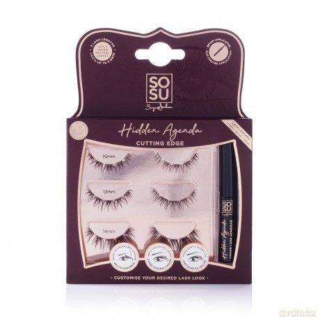 Artificial eyelashes Hidden Agenda Cutting Edge 10-14 mm