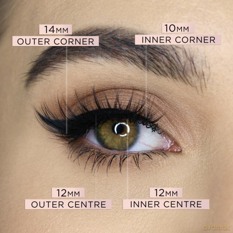 Artificial eyelashes Hidden Agenda Cutting Edge 10-14 mm