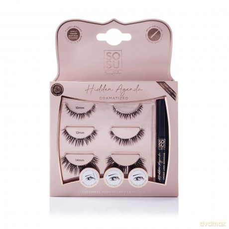 Artificial eyelashes Hidden Agenda Dramatized Lashes 10-14 mm