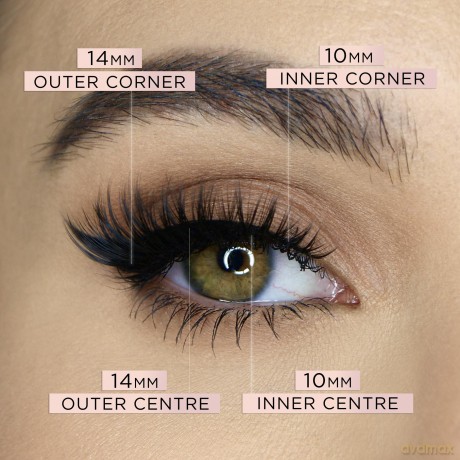 Artificial eyelashes Hidden Agenda Dramatized Lashes 10-14 mm