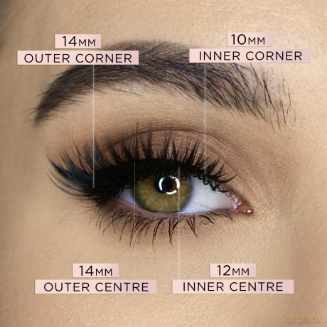 Artificial eyelashes Hidden Agenda Dramatized Lashes 10-14 mm