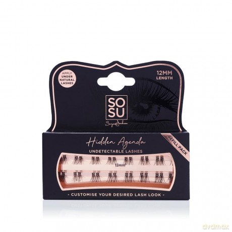 Artificial tufted eyelashes Hidden Agenda Undetectable Lashes 12 mm